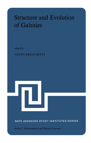 Cover of Structure and Evolution of Galaxies