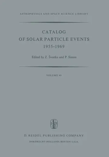 Cover of Catalog of Solar Particle Events 1955–1969