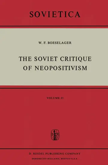 Cover of The Soviet Critique of Neopositivism