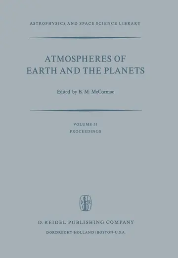 Cover of Atmospheres of Earth and the Planets