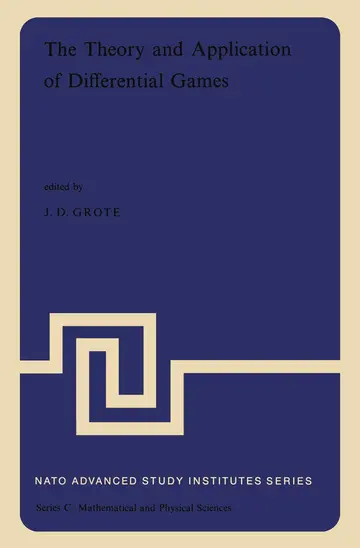 Cover of The Theory and Application of Differential Games
