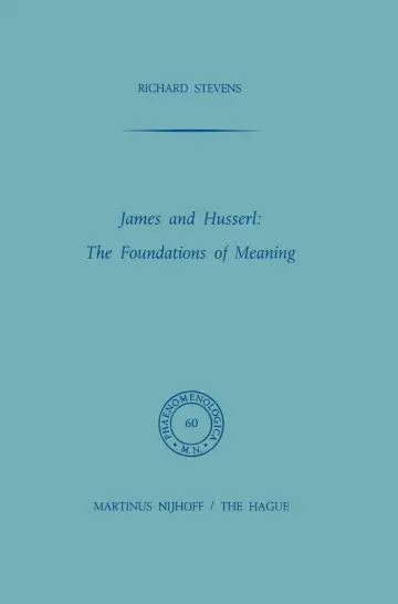 Cover of James and Husserl