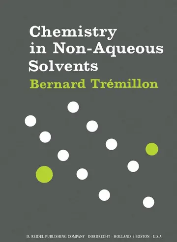 Cover of Chemistry in Non-Aqueous Solvents