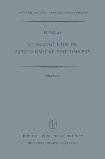 Cover of Introduction to Astronomical Photometry