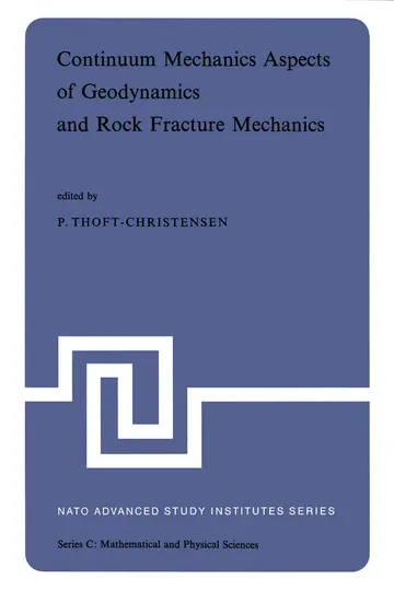 Cover of Continuum Mechanics Aspects of Geodynamics and Rock Fracture Mechanics