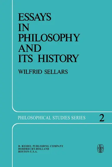 Cover of Essays in Philosophy and Its History