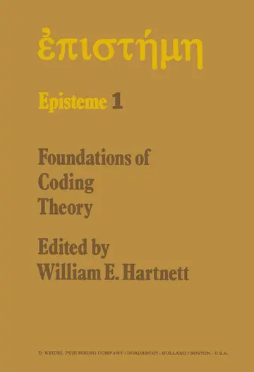 Cover of Foundations of Coding Theory