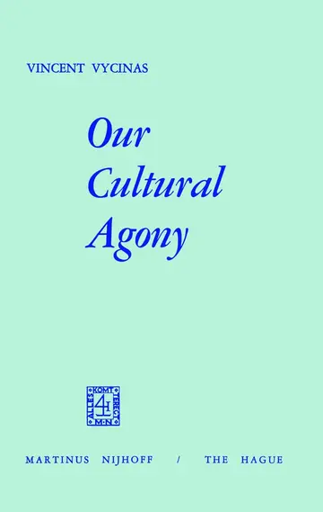 Cover of Our Cultural Agony