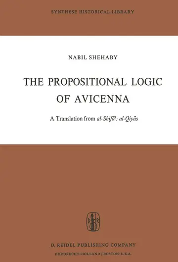 Cover of The Propositional Logic of Avicenna