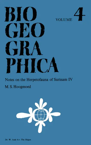 Cover of Notes on the herpetofauna of Surinam IV