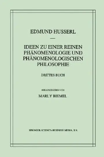 Cover of Ideen Zu Einer Reinen Phänomenologie Und Phänomenologischen Philosophie