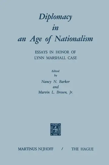 Cover of Diplomacy in an Age of Nationalism