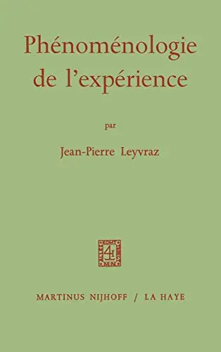 Cover of Phénoménologie de L'expérience