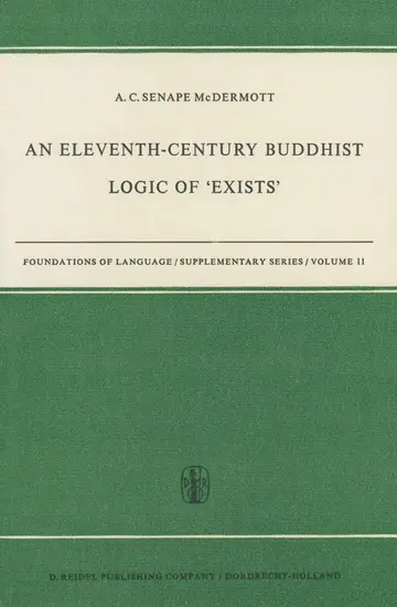 Cover of An Eleventh-Century Buddhist Logic of ‘Exists’