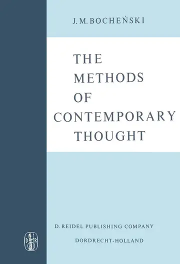 Cover of The Methods of Contemporary Thought