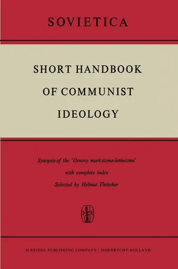 Cover of Short Handbook of Communist Ideology