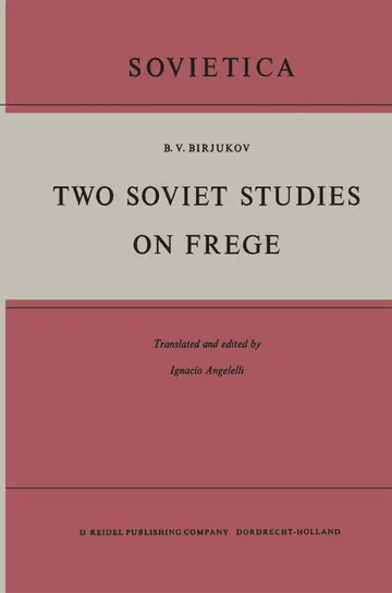 Cover of Two Soviet Studies on Frege