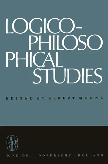 Cover of Logico-Philosophical Studies