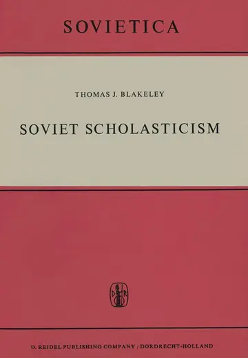 Cover of Soviet Scholasticism