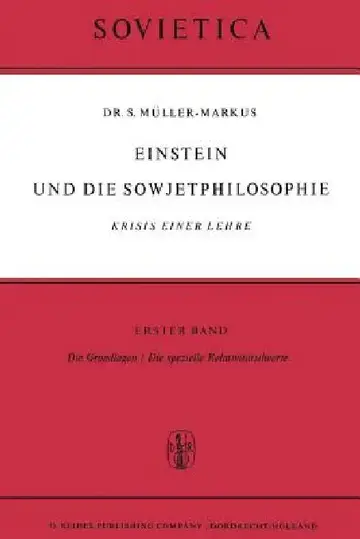 Cover of Einstein Und Die Sowjetphilosophie