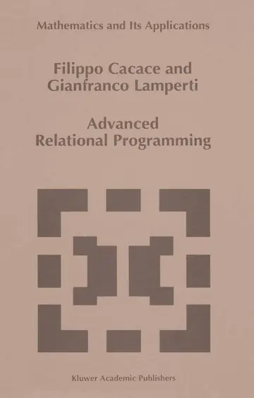 Cover of Advanced Relational Programming