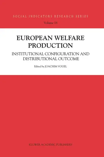 Cover of European Welfare Production