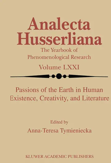 Cover of Passions of the Earth in Human Existence, Creativity, and Literature