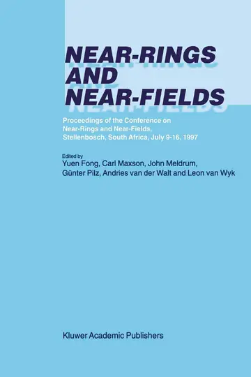 Cover of Near-Rings and Near-Fields