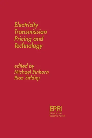Cover of Electricity Transmission Pricing and Technology