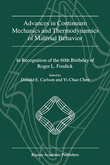 Cover of Advances in Continuum Mechanics and Thermodynamics of Material Behavior