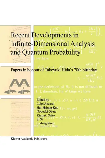 Cover of Recent Developments in Infinite-Dimensional Analysis and Quantum Probability