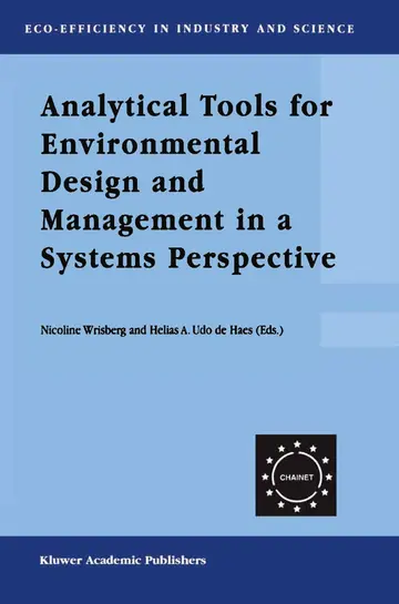 Cover of Analytical Tools for Environmental Design and Management in a Systems Perspective