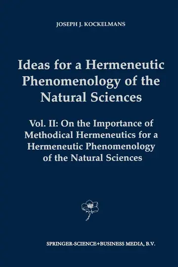 Cover of Ideas for a Hermeneutic Phenomenology of the Natural Sciences