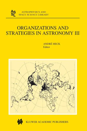 Cover of Organizations and Strategies in Astronomy