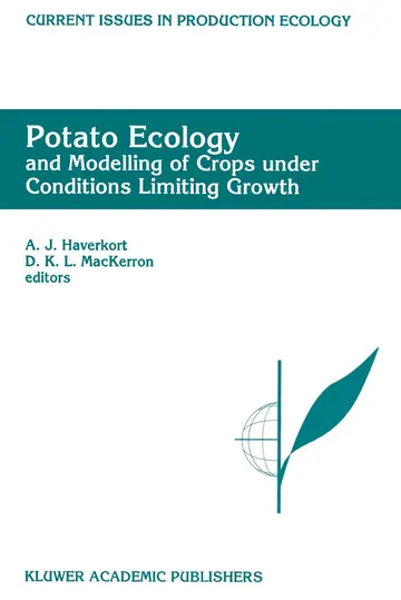 Cover of Potato Ecology and modelling of crops under conditions limiting growth