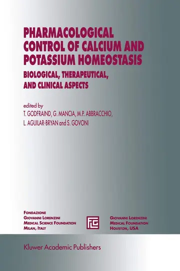 Cover of Pharmacological Control of Calcium and Potassium Homeostasis