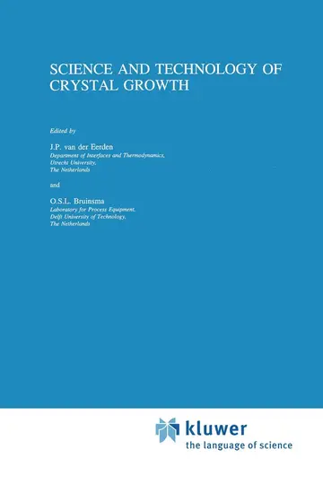 Cover of Science and Technology of Crystal Growth
