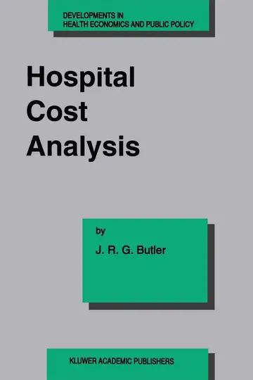 Cover of Hospital Cost Analysis