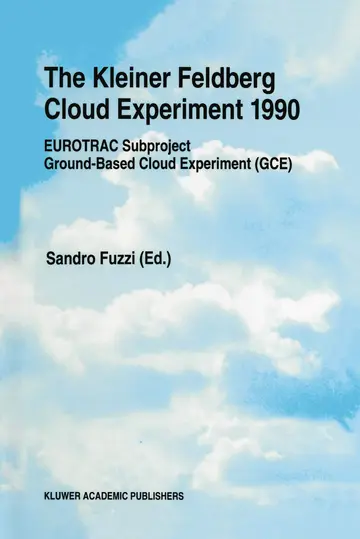 Cover of The Kleiner Feldberg Cloud Experiment 1990