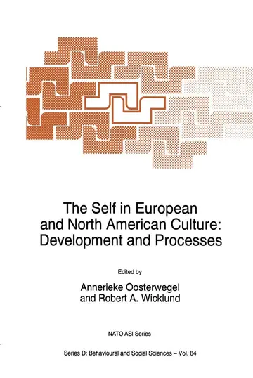 Cover of The Self in European and North American Culture