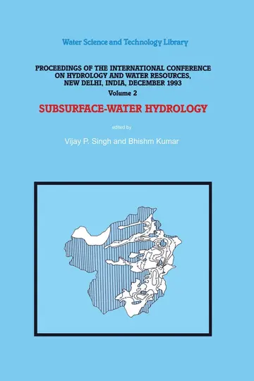 Cover of Subsurface-water Hydrology