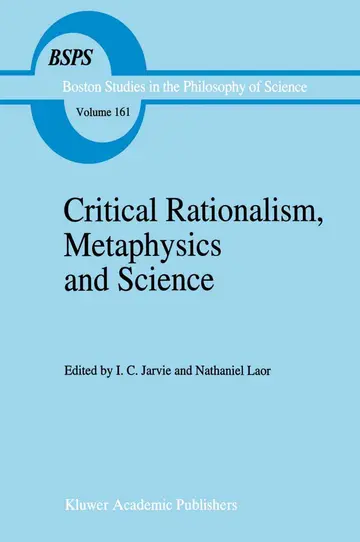 Cover of Critical Rationalism, Metaphysics and Science