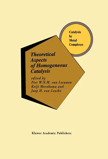 Cover of Theoretical Aspects of Homogeneous Catalysis