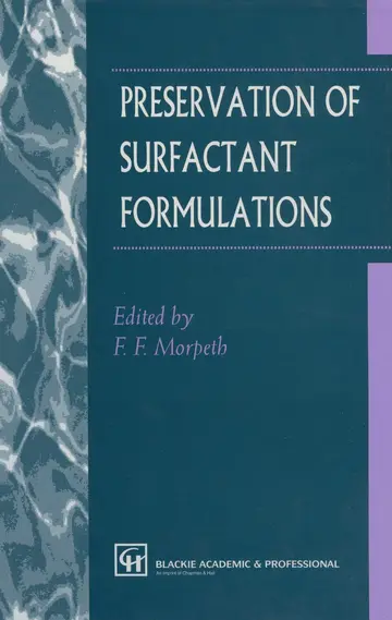 Cover of Preservation of Surfactant Formulations