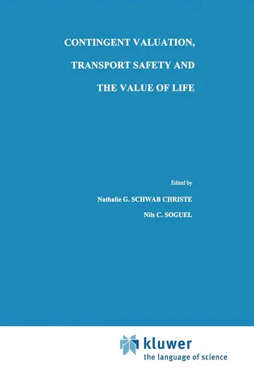 Cover of Contingent Valuation, Transport Safety and the Value of Life