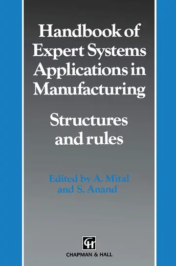 Cover of Handbook of Expert Systems Applications in Manufacturing Structures and rules