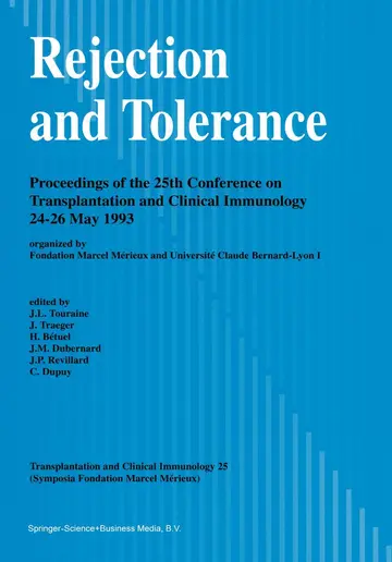 Cover of Rejection and Tolerance