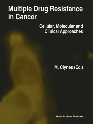 Cover of Multiple Drug Resistance in Cancer