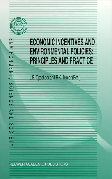 Cover of Economic Incentives and Environmental Policies