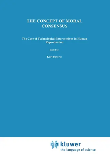 Cover of The Concept of Moral Consensus
